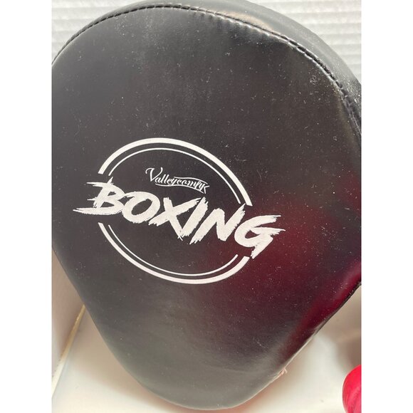 Valleycomfy Boxing Gloves & Punch Mitts Set Training Gear For Kids - Picture 2 of 5